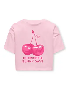 ONLY GIRLS ONLY - Milla Cherries & Sunny Days Shirt - Pink