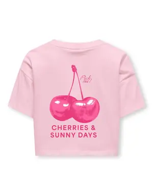 ONLY GIRLS ONLY - Milla Cherries & Sunny Days Shirt - Pink