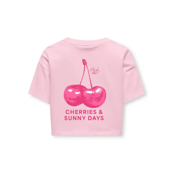 ONLY GIRLS ONLY - Milla Cherries & Sunny Days Shirt - Pink