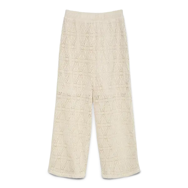 VERO MODA GIRLS Vero Moda - Maya Wide Lace Pants - Beige