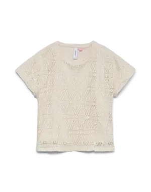 VERO MODA GIRLS Vero Moda - Maya Lace Top - Beige