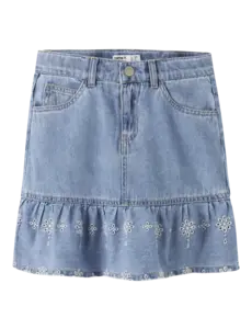 NAME IT Name It - Hallie Beautiful Denim Skirt - Light Blue Denim