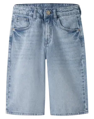 NAME IT Name It - Bella Denim Jorts - Light Blue Denim