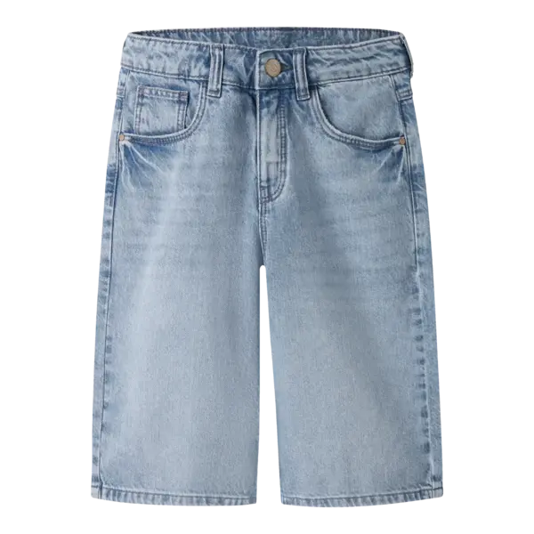NAME IT Name It - Bella Denim Jorts - Light Blue Denim