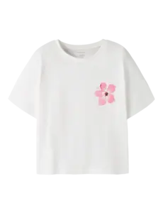 NAME IT Name It - Hao Bloom in Paradise Shirt - White