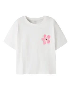 NAME IT Name It - Hao Bloom in Paradise Shirt - White