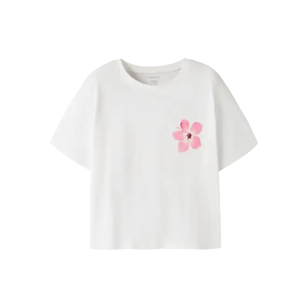 NAME IT Name It - Hao Bloom in Paradise Shirt - White