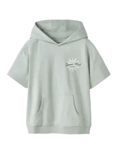 NAME IT Name It - Huko Hoodie Sweat Shirt - Light Mint Green