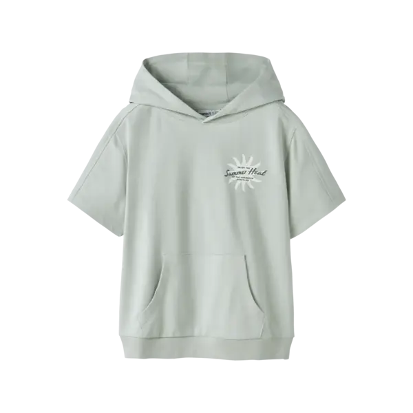 NAME IT Name It - Huko Hoodie Sweat Shirt - Light Mint Green