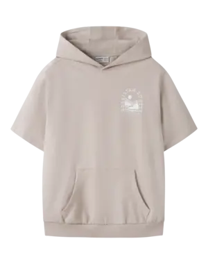 NAME IT Name It - Huko Hoodie Sweat Shirt - Light Beige Taupe