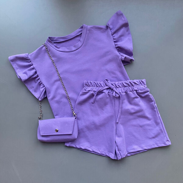 Lovely Summer Set & Bag - Purple