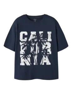 NAME IT Name It - Huger California Rlx Shirt - Navy Blue