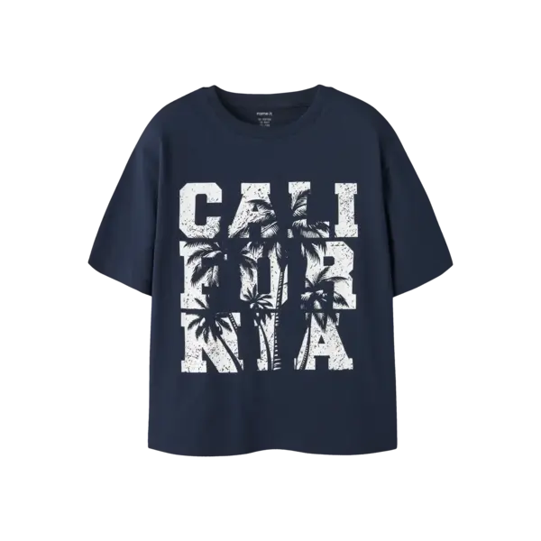 NAME IT Name It - Huger California Rlx Shirt - Navy Blue
