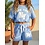 New York Crop Set - Light Blue