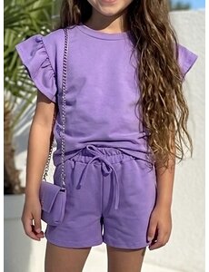  Lovely Summer Set & Bag - Purple