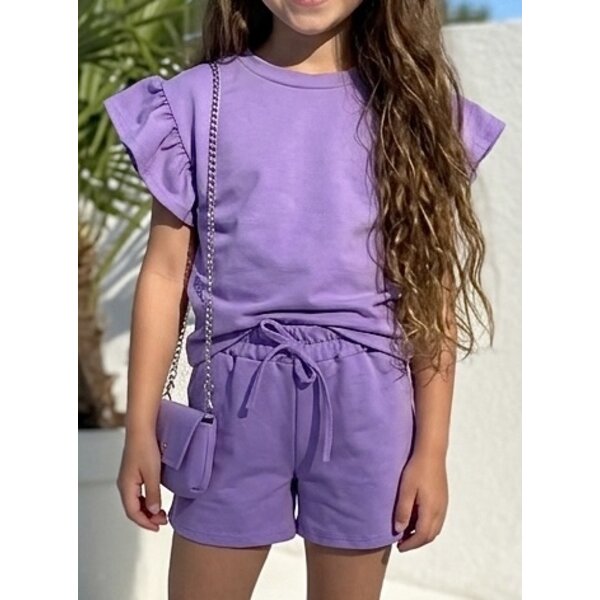Lovely Summer Set & Bag - Purple