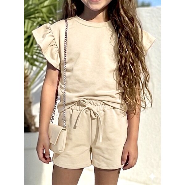 Lovely Summer Set & Bag - Beige