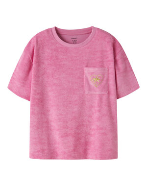 NAME IT Name It - Helgi Palm Shirt - Fuchsia