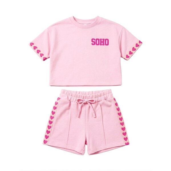 Summer Soho Heart Set - Light Pink