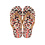 Ipanema Ipanema - Temas Leopard Heart Flip Flop - Beige/Gold
