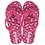 Ipanema Ipanema - Temas Leopard Heart Flip Flop - Fuchsia/Pink