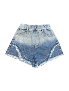  Western Ruffle Short - Blue