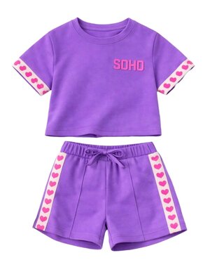  Summer Soho Heart Set - Lila/Pink