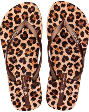 Ipanema Ipanema - Leopard Print Flip Flop - Brown