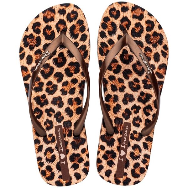 Ipanema Ipanema - Leopard Print Flip Flop - Brown