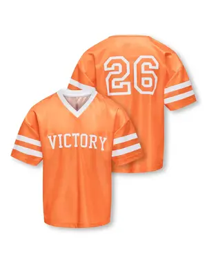 ONLY GIRLS ONLY - Lulu Victory Shirt - Orange/White