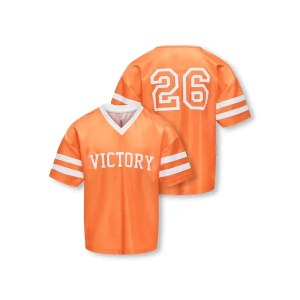 ONLY GIRLS ONLY - Lulu Victory Shirt - Orange/White