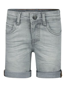 KOKO NOKO Koko Noko - Loose Fit Stretch Short Jeans - Light Grey Denim