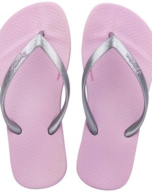 Ipanema Ipanema - Metallic Strap Flip Flop - Lila/Silver