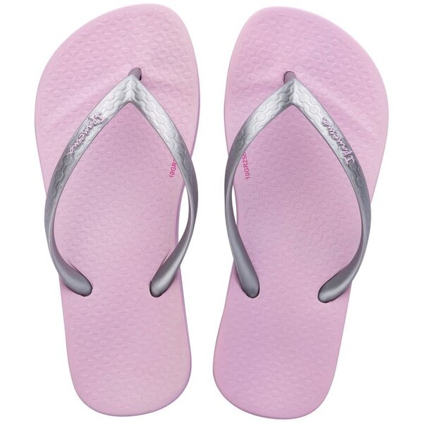 Ipanema Ipanema - Metallic Strap Flip Flop - Lila/Silver