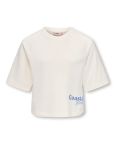 ONLY GIRLS Only - Coastal Breeze Top - White/Blue