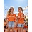 ONLY GIRLS ONLY - Lulu Victory Shirt - Orange/White