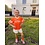 ONLY GIRLS ONLY - Lulu Victory Shirt - Orange/White