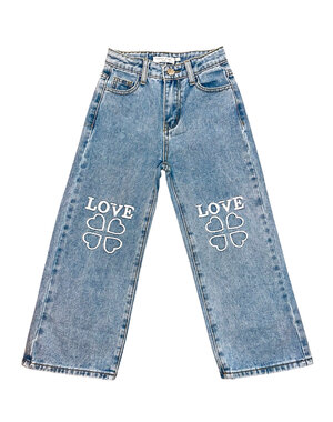  J-Lo Love Heart Jeans - Blue