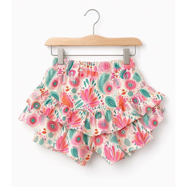 Happy Color Skort - Mint/Pink