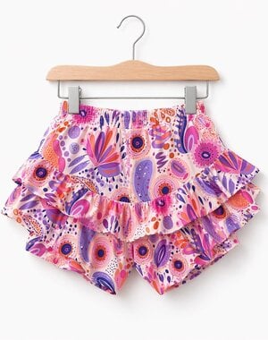  Happy Color Skort - Purple/Pink