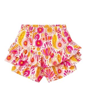  Happy Color Skort - Yellow/Fuchsia