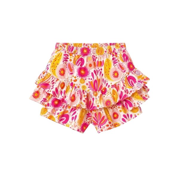 Happy Color Skort - Yellow/Fuchsia