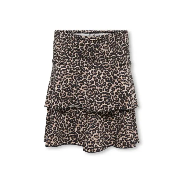 ONLY GIRLS Only - Sida Amanda Layer Skort - Leopard