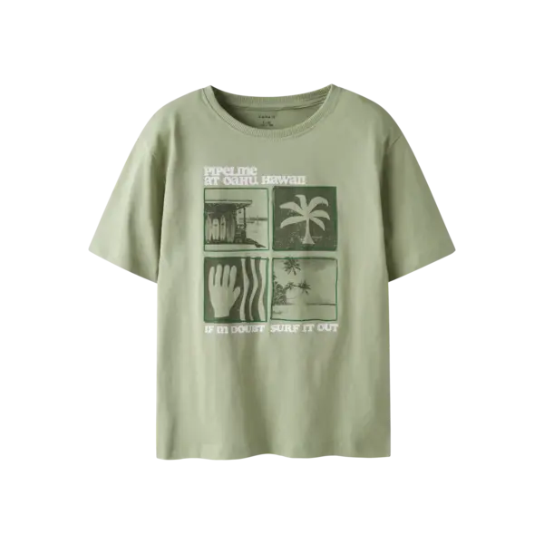 NAME IT Name It - Joel Hawaii Shirt - Green