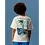 NAME IT Name It - Joel Backprint Beach Days Shirt - White/Blue