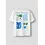 NAME IT Name It - Joel Backprint Beach Days Shirt - White/Blue