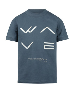 NO WAY MONDAY NWM - Wave Shirt - Indigo Blue