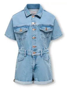 ONLY GIRLS Only - Castel Jeans Playsuit - Medium Blue Denim