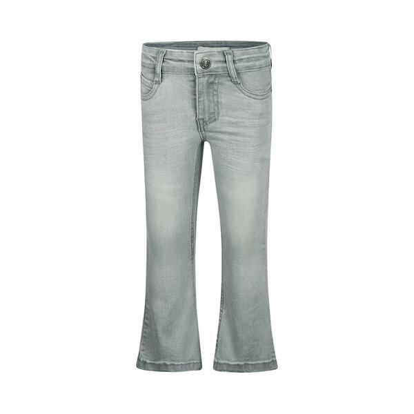 KOKO NOKO Koko Noko - Didi Stretch Denim Flared  - Grey Jeans
