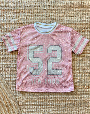  Sparkle Sequin 52 Top - Pink